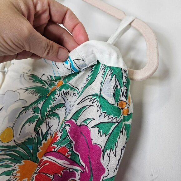 Vintage Carole Little Saint-Tropez West Tropical Print Skirt‎ 70s 80s Tiered 8 - Picture 12 of 15